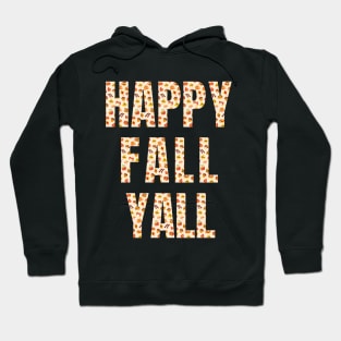 Happy Fall Y'all Cute Kawaii Autumn Design Hoodie